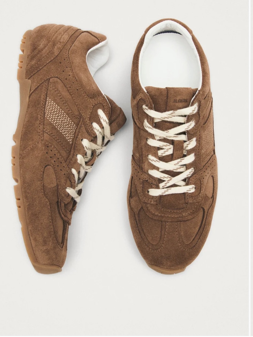 ALOHAS TB.56 Suede Brown Leather Sneakers – EU 37 – Like New